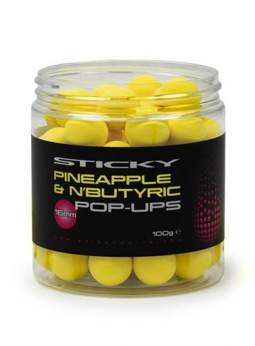Sticky Baits Pineapple & N`Butyric Pop Ups 16mm